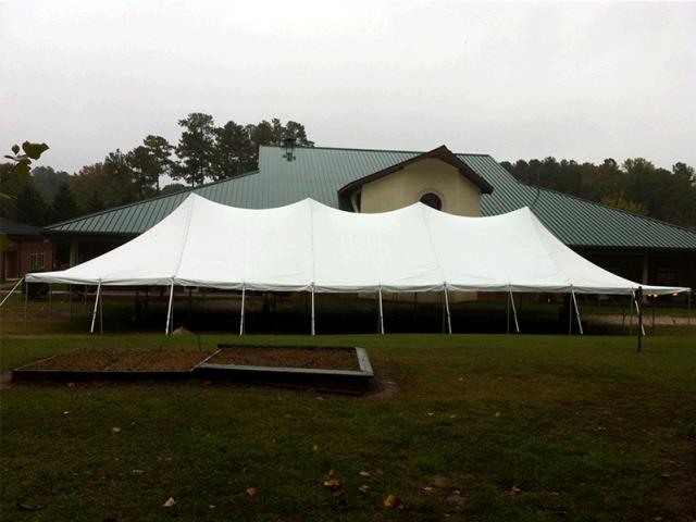 Rental store for 40 X100 WHITE POLE TENT in Cary NC