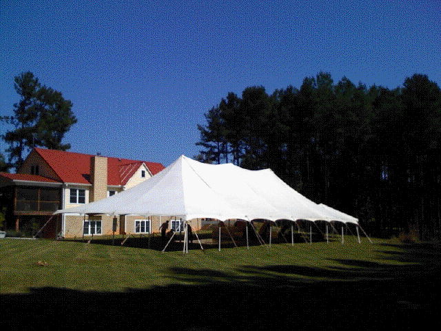 Rental store for 40 X 80 WHITE POLE TENT in Cary NC
