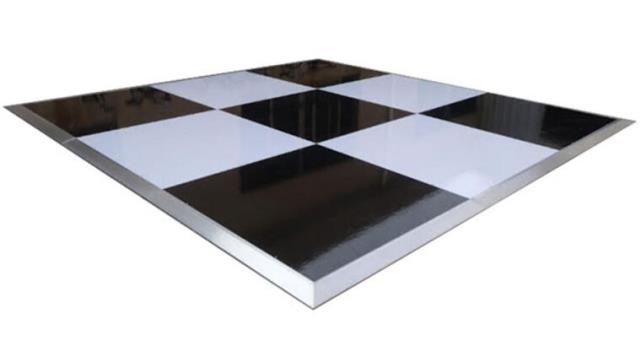 Rental store for DANCE FLOOR - 3 X4  BLACK WHITE in Cary NC
