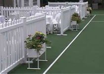 Rental store for EVENT FENCING - 6  WHITE PANELS in Cary NC