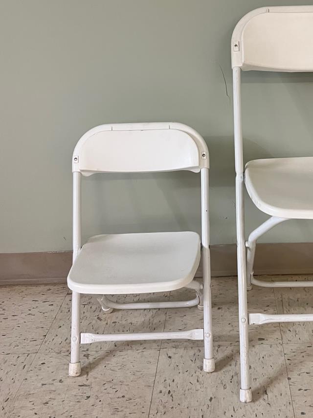 Rental store for CHAIR, CHILDREN - WHITE FOLDING in Cary NC