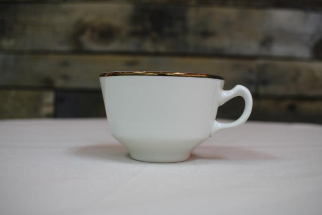 Rental store for IVORY W GOLD COFFEE CUP  16 in Cary NC