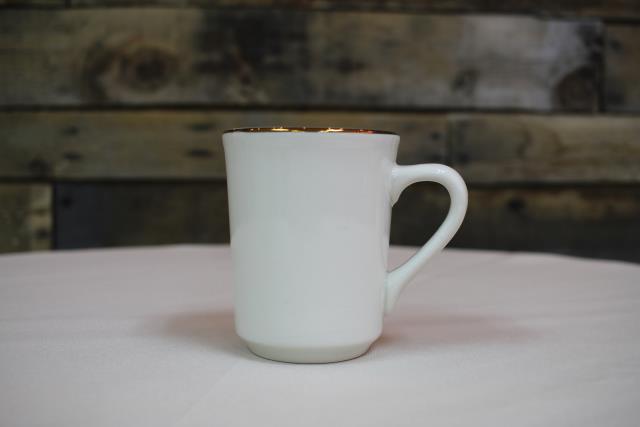 Rental store for IVORY W GOLD DENVER COFFEE MUG  25 in Cary NC