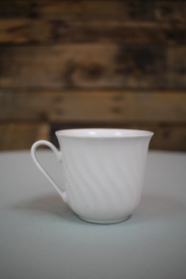 Rental store for WHITE SWIRL COFFEE CUP  16 in Cary NC