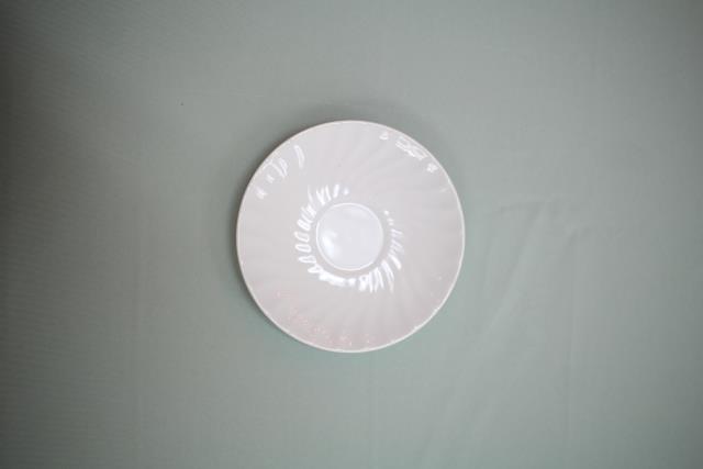 Rental store for WHITE SWIRL COFFEE SAUCER  24 in Cary NC