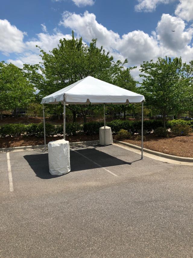 Rental store for 10 X 10 WHITE FRAME in Cary NC