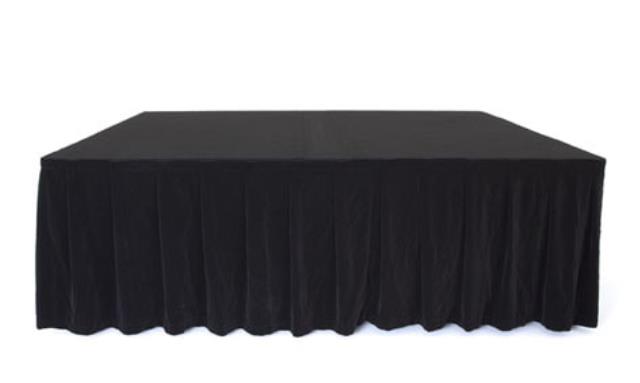 Rental store for STAGE SKIRT - 12  LONG X 24  TALL in Cary NC